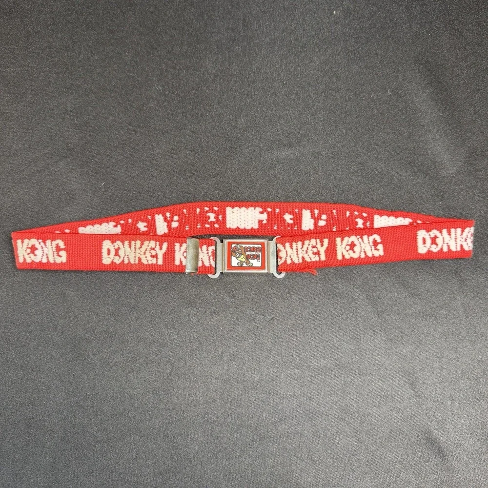 VTG 1982 Nintendo Donkey Kong Childrens Belt Rare Arcade Video Game Nostalgic